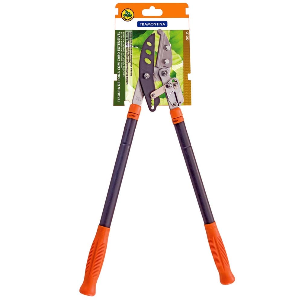 Tesourão de Poda Tramontina 78366505 Tipo Anvil com Cabo Extensível - 46,5 a 78 cm