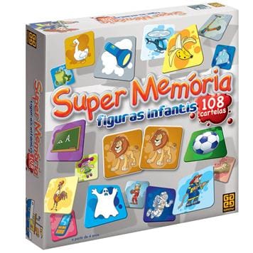 Jogo Infantil de Memória Sílabas - Loja Grow