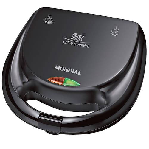 Sanduicheira Fast Grill e Sandwich Mondial S-12 750W - Preta - 110V é boa?