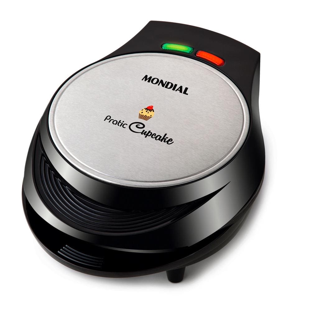 Cupcake Maker Pratic Cupcake Mondial CK-01 Prepara 7 Cupcakes com 1000W de Potência- Preta - 110V