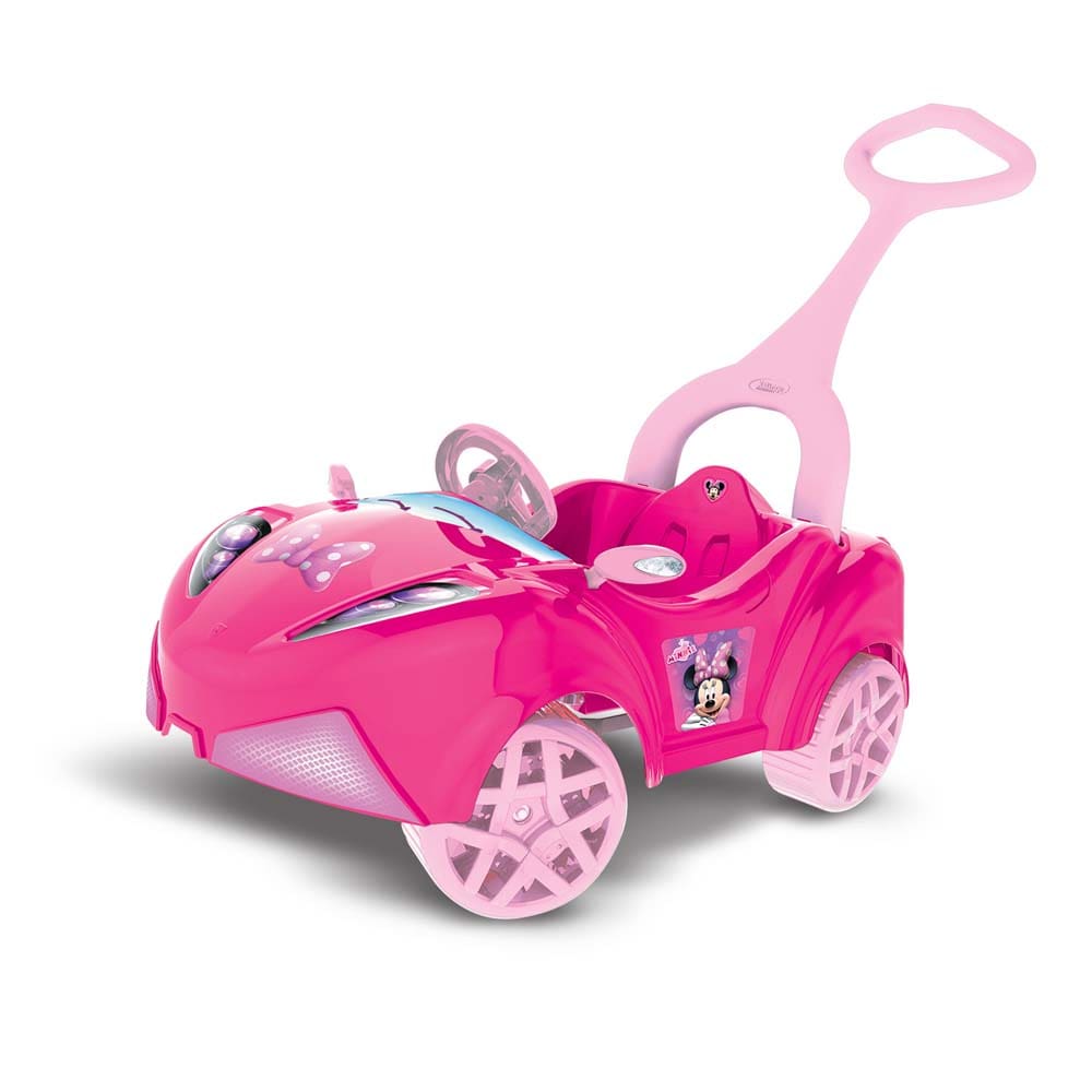 Carrinho com empurrador minnie | Casas Bahia