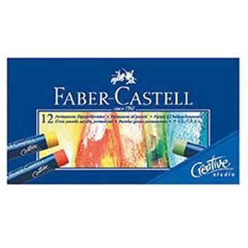 Pastel Oleoso Gold Studio Faber Castell 127012 - 12 Peças