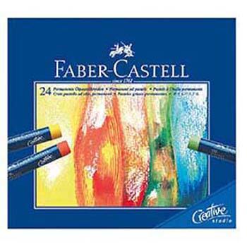 Pastel Oleoso Faber Castell Gold Studio - 24 Peças