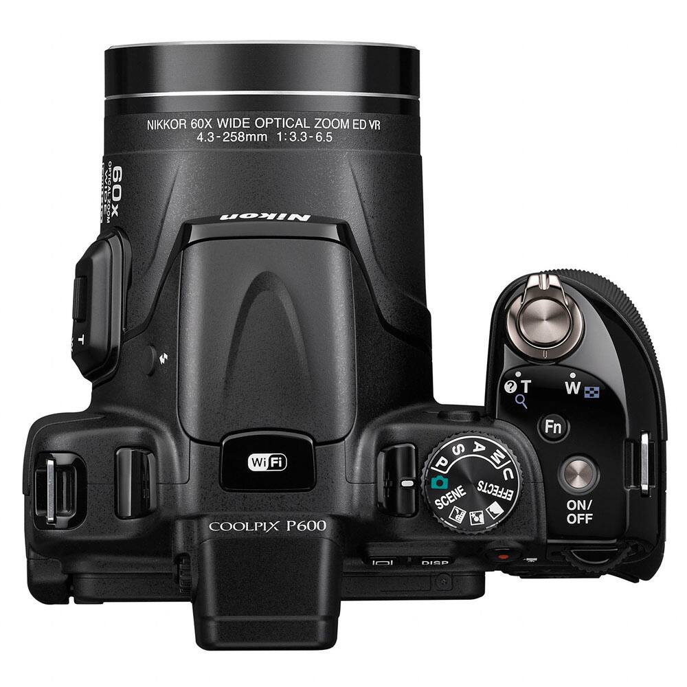 Câmera Digital Nikon Coolpix P600 Preta | Casas Bahia
