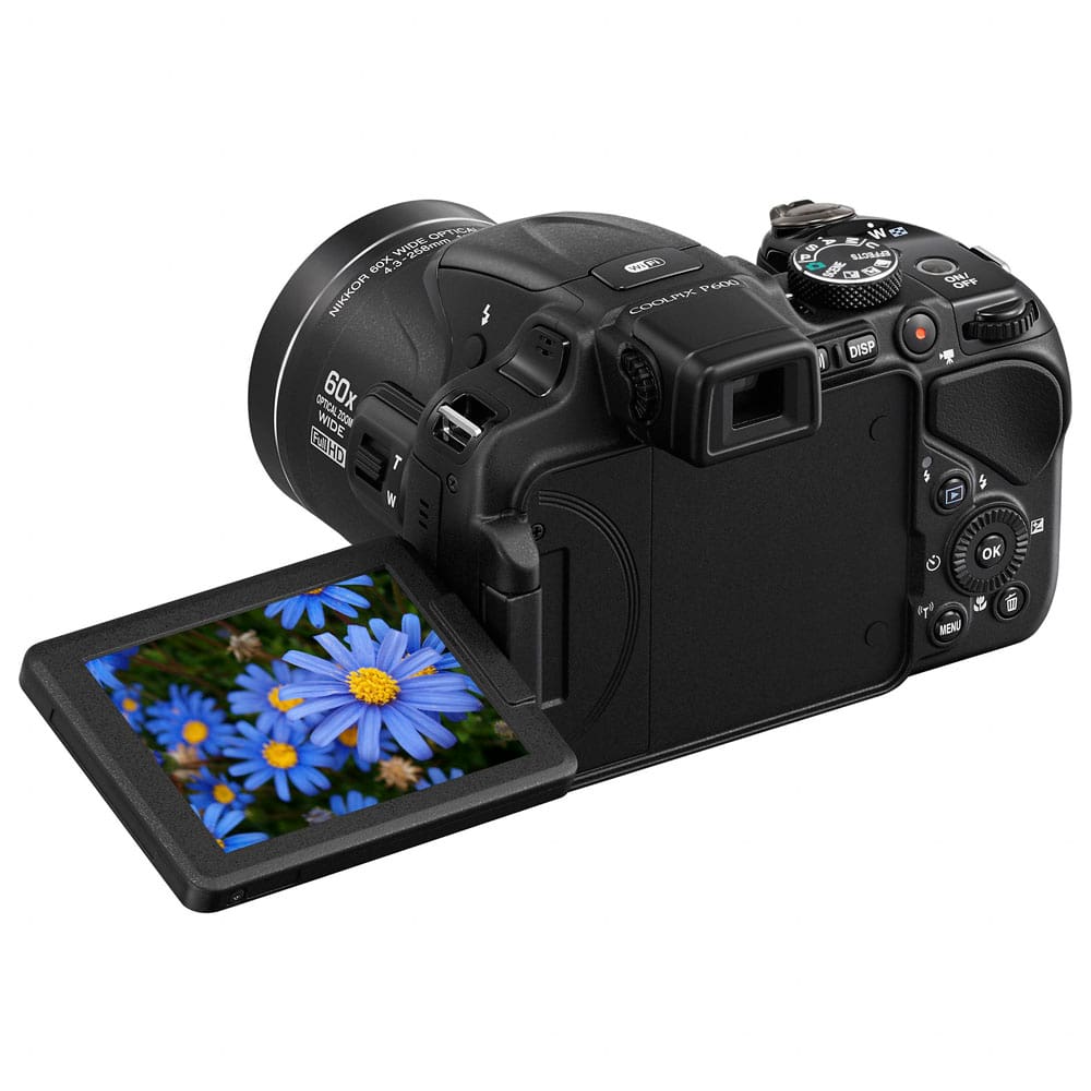 Câmera Digital Nikon Coolpix P600 Preta | Casas Bahia