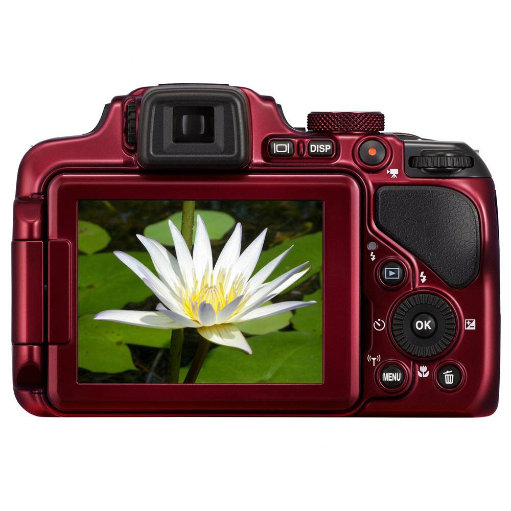 Câmera Digital Nikon Coolpix P600 Vermelha | Casas Bahia