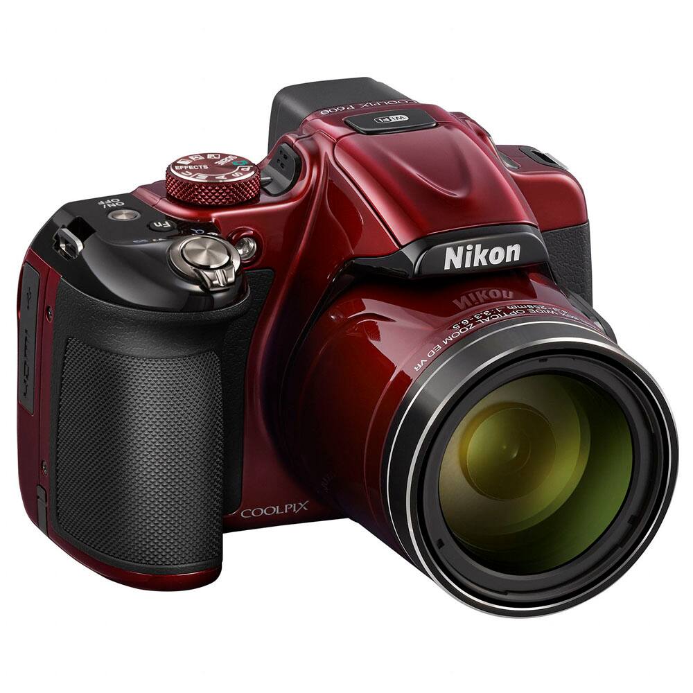 Nikon Coolpix 赤 コンパクトデジタルカメラ Câmera Digital Nikon Coolpix P600 Vermelha | Casas Bahia
