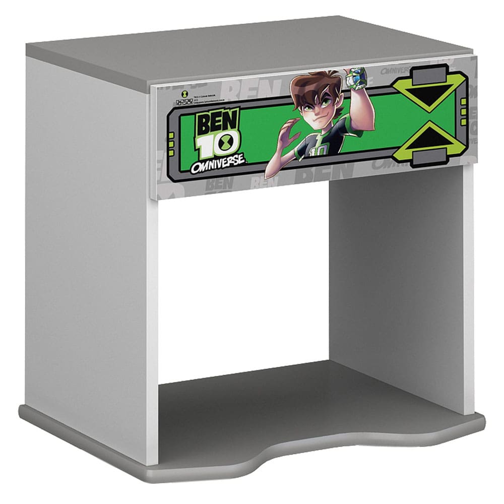 Mesa de Cabeceira Infantil Pura Magia Ben 10 Star com 1 Gaveta