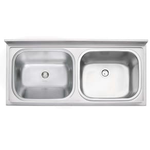 Tanque Duplo de Apoio Tramontina 2C 27+30L - Inox