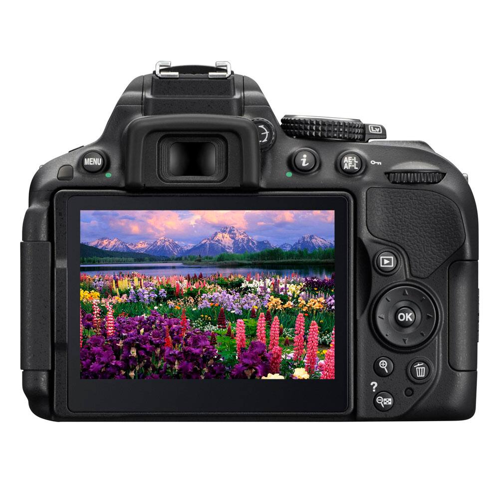Câmera DSLR Nikon D5300 Preta - 24.2MP, | Casas Bahia