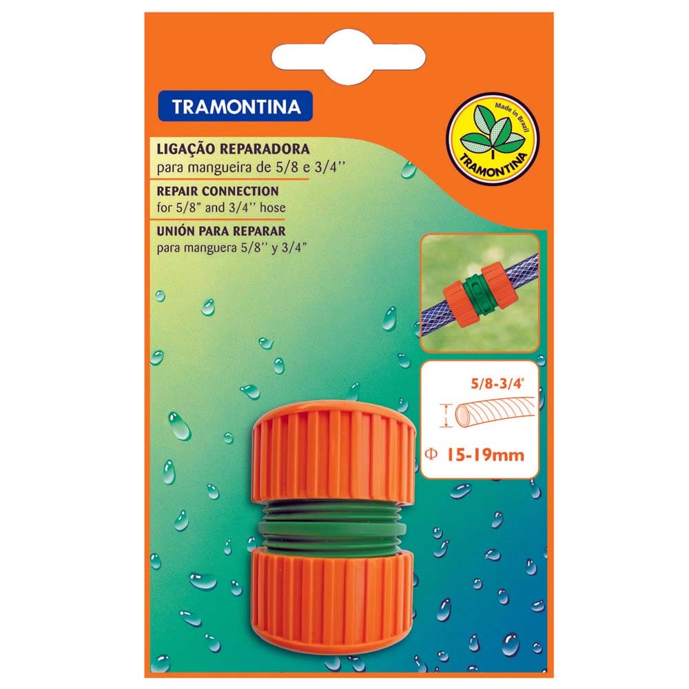 Ligação Reparadora Tramontina p/ Mangueiras 5/8” e 3/4”