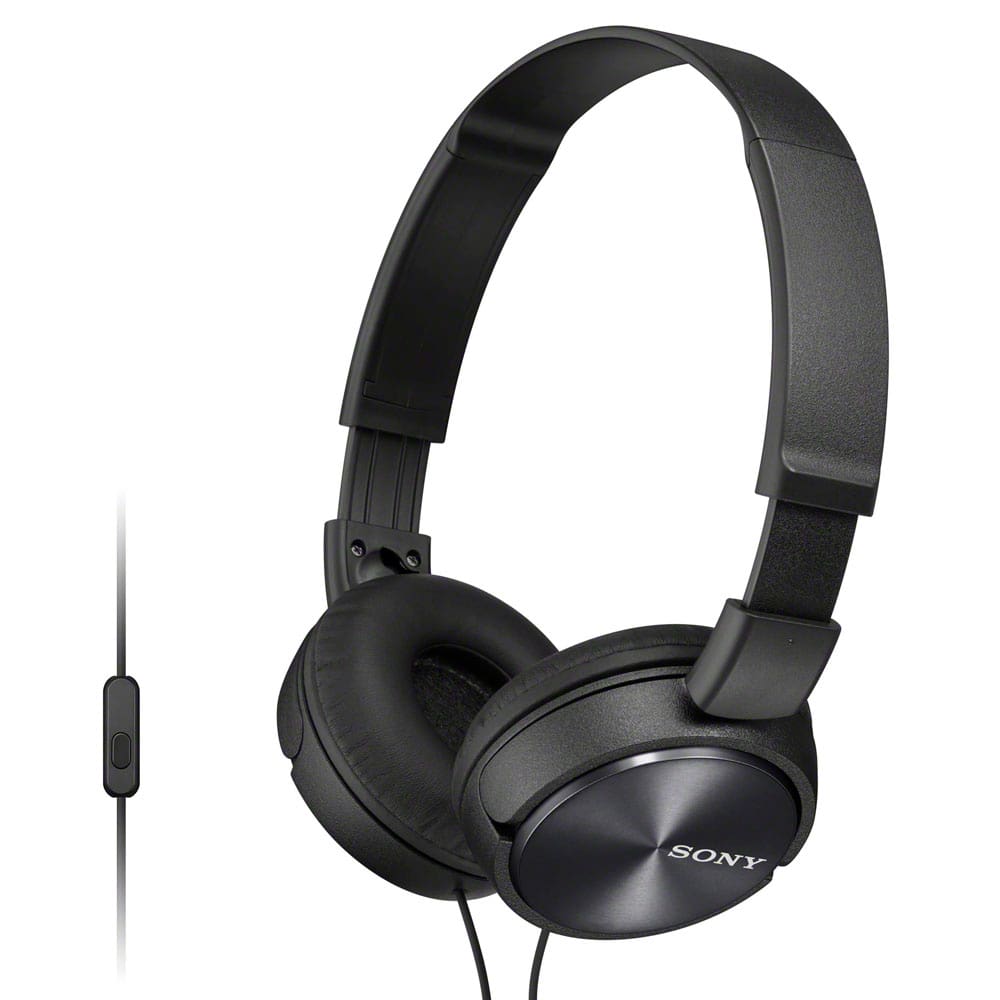 Fone de Ouvido Sony MDR-ZX310AP com Microfone – Preto