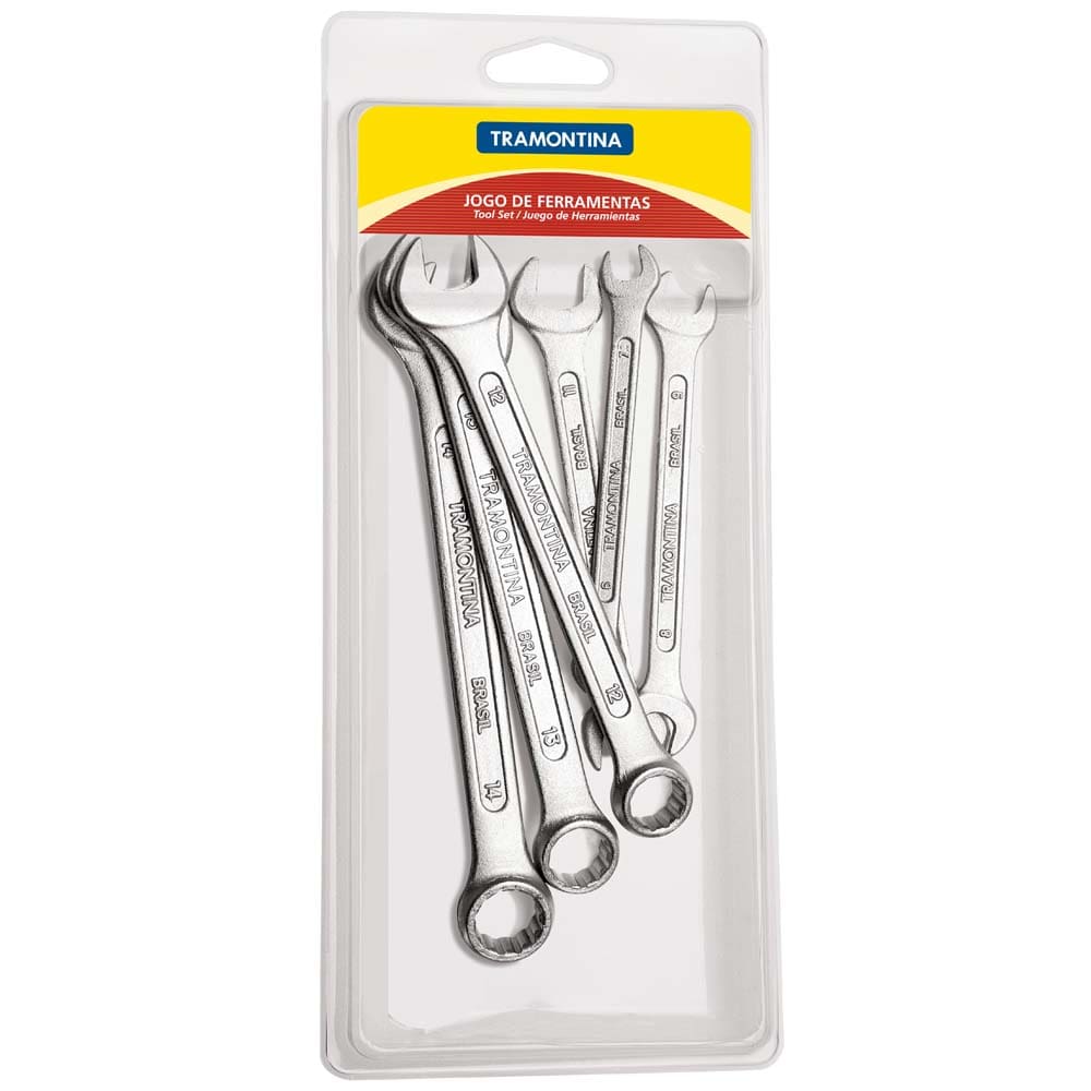 Jogo de Chaves Fixas e Combinadas Tramontina - 6 Peças