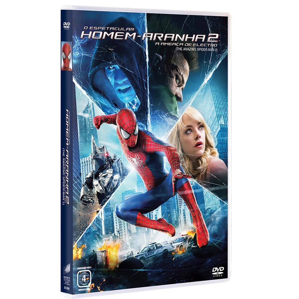 DVD - O Espetacular Homem Aranha 2: a Ameaça | Casas Bahia