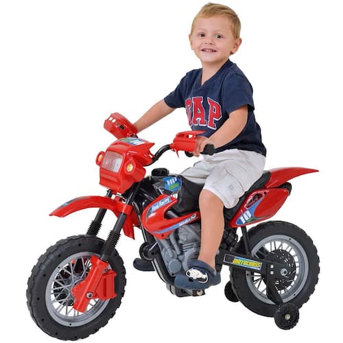 Moto Elétrica Motinha Infantil Banmoto Gatinha 2 Marchas 6v - Bandeirante  em Promoção na Americanas