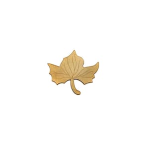 Aplique Folha Pequena - MDF a Laser