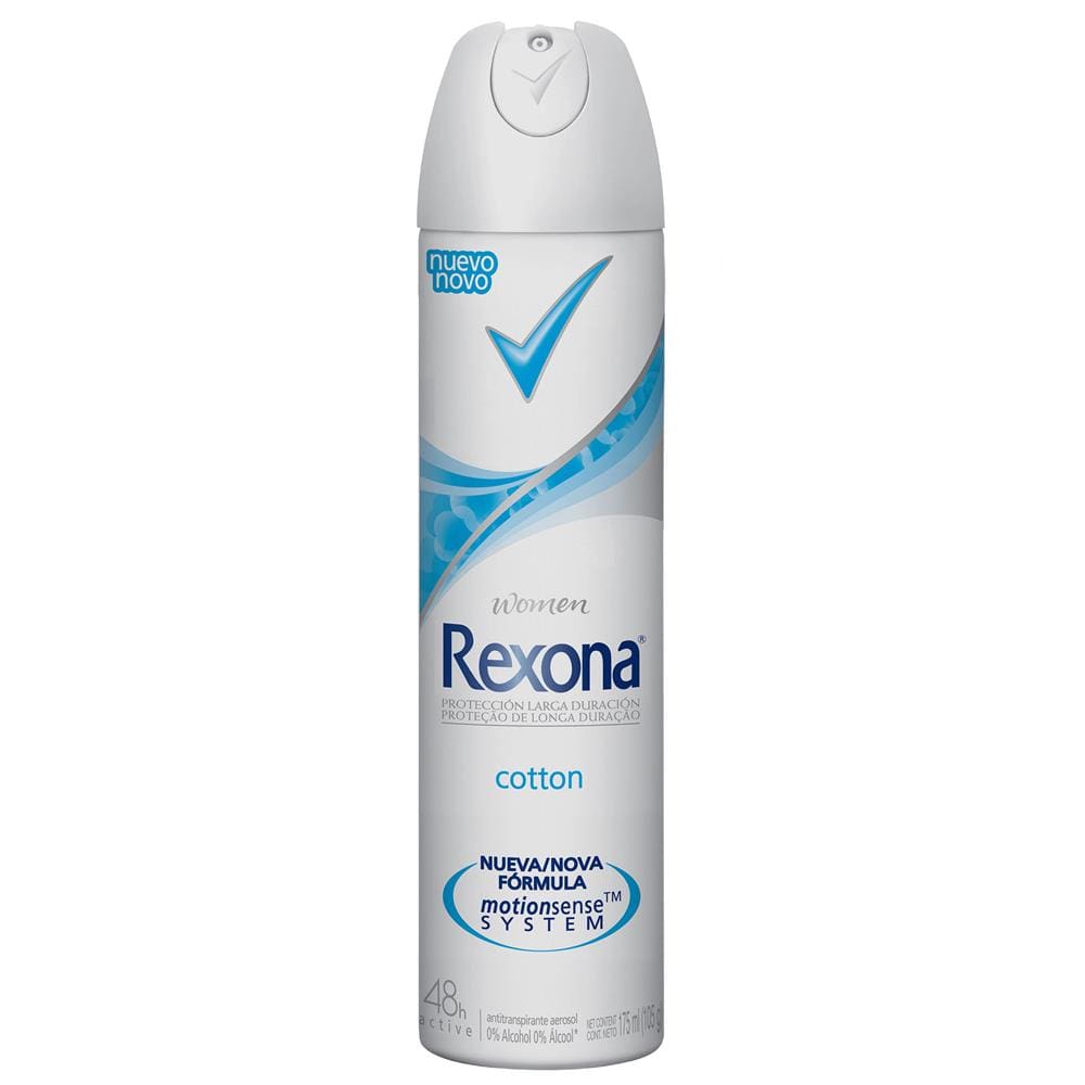 Desodorante Antitranspirante Aerosol Rexona Women Cotton - 175ml