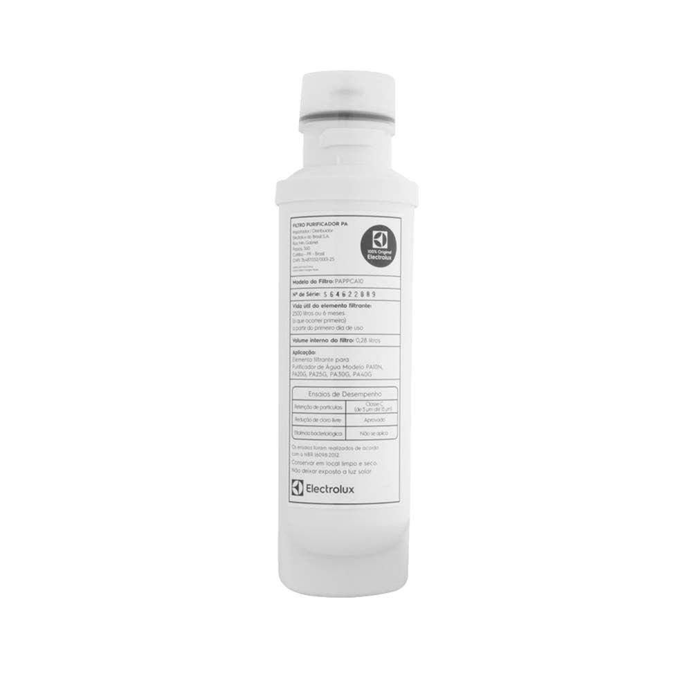 Filtro e Refil para Purificador de Água PA10N, PA20G, PA25G, PA30G e PA40G - Electrolux