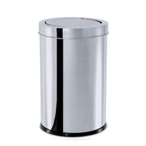 Lixeira Inox com Tampa Basculante 7,8 Litros Brinox 3032/206