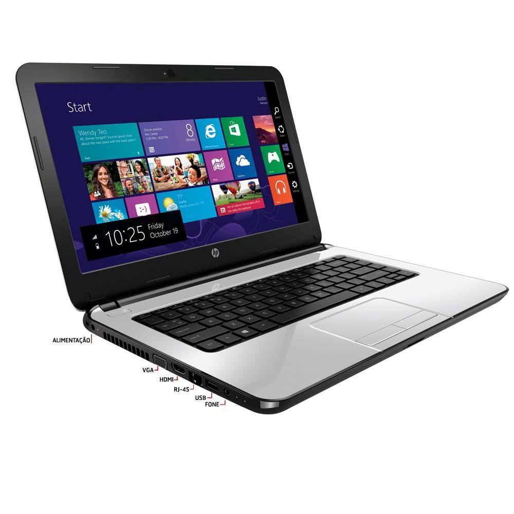 Notebook HP 14-R050BR com Intel® Dual Core™ | Casas Bahia