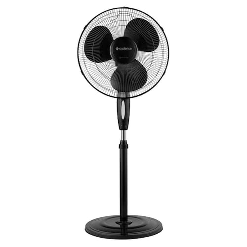 imagem-Ventilador de Coluna Ventilar Wave VTR804 com 3 Velocidades e Iluminação Led - Preto - 220v