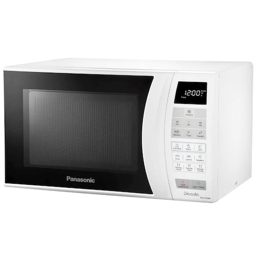 imagem-Forno de Micro-ondas Panasonic Dia-a-Dia com Desodorizador e Receitas Pré-programadas NN-ST254 Branco - 21 L - 110v 