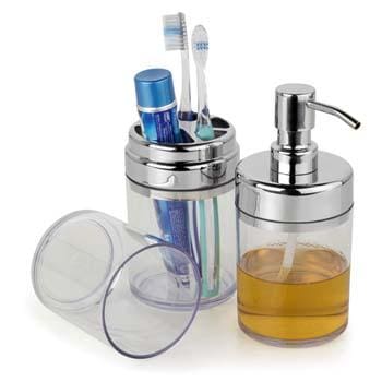 Conjunto para Banheiro Forma Acquaset 0709 - 2 Peças - Transparente