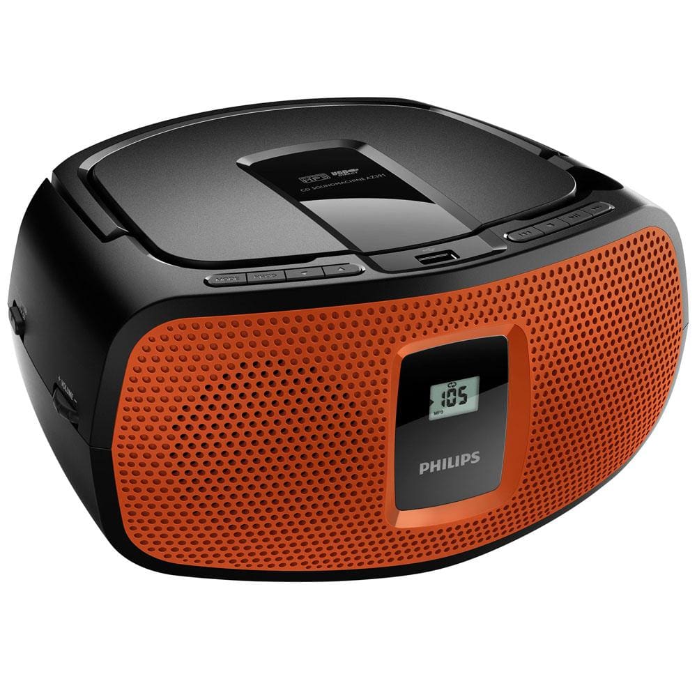 CD Player Portátil Philips AZ391X/78 com MP3, | Casas Bahia