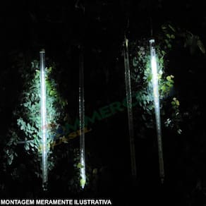Pisca Led Turbo Branco 60cm 1 Tubo 33 Leds 331