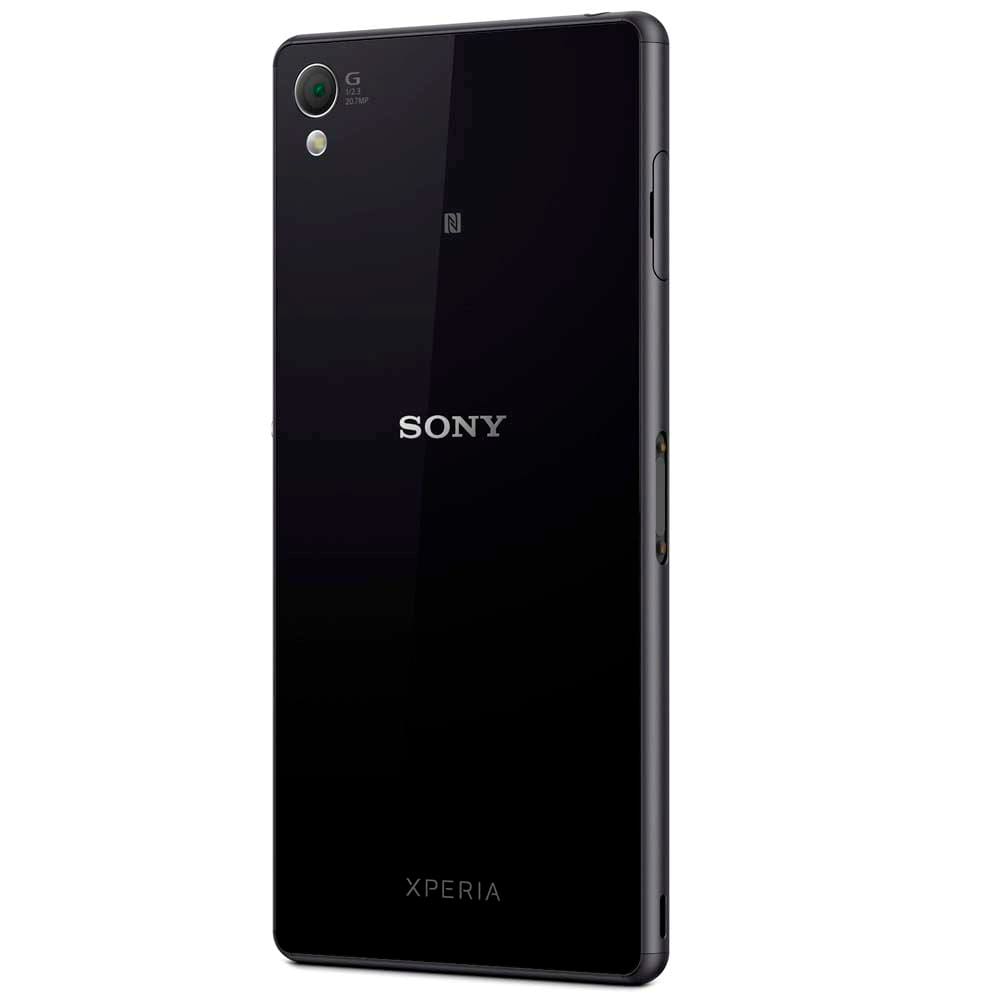 SONY Xperia ブラック 3カメラ Smartphone Sony Xperia Z3 Preto com Tela 5.2