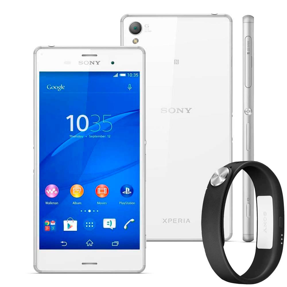 Smartphone Sony Xperia Z3 Branco com Tela 5.2