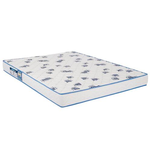 Colchão Queen Ortobom Light com Espuma Selada D33 14 x 158 x 198 cm - Branco/Azul Menor preço em Colchão Queen Ortobom Light com Espuma Selada D33 14 x 158 x 198 cm - Branco/Azul