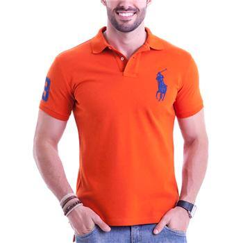 camisa polo ralph lauren laranja
