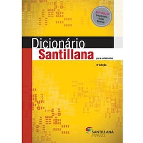 Livro - Dicionário Santillana Para Estudantes - Miguel Diaz