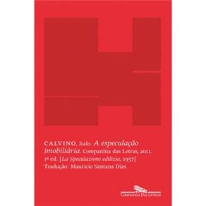Livro - A Especulação Imobiliária