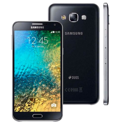 imagem-Smartphone Samsung Galaxy E7 4G Duos Preto com Dual chip, Tela 5.5", Câmera de 13MP e Frontal de 5MP, Android 4.4 e Processador Quad Core de 1.2 GHz