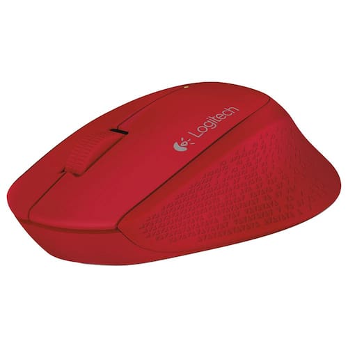 Menor preço em Mouse sem Fio USB Logitech M280 - Vermelho
