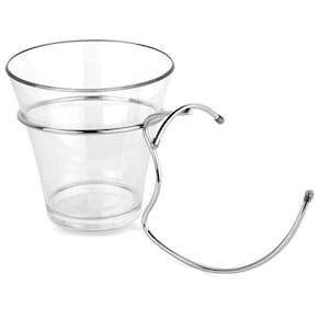 Balde para Champagne Forma com Suporte Transparente