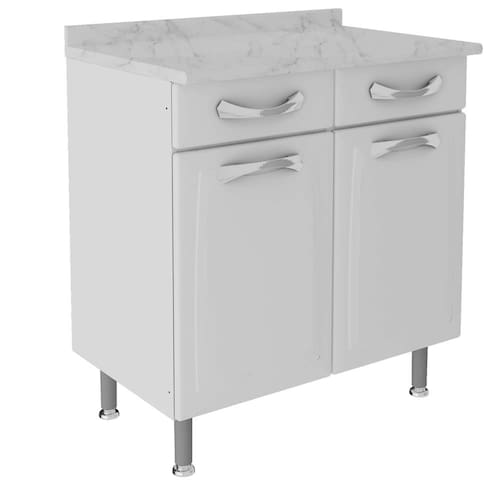 Gabinete Itatiaia Premium com 2 Portas e 2 Gavetas – Branco Menor preço em Gabinete Itatiaia Premium com 2 Portas e 2 Gavetas – Branco