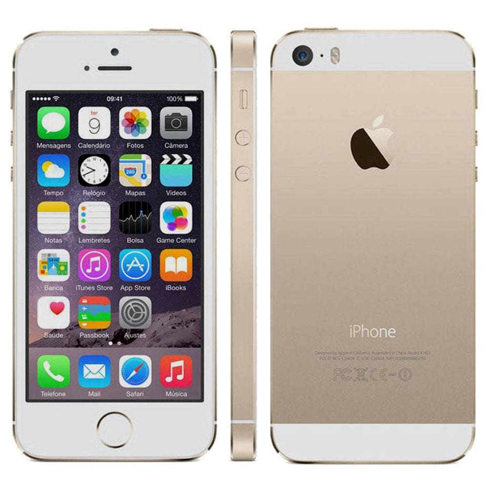 iPhone 5S Apple com 16GB, Tela 4”, iOS | Casas Bahia