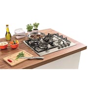 Cooktop a Gás 4 Bocas Brastemp Gourmand BDK60DRBNA Acendedor Superautomático Inox - 220v