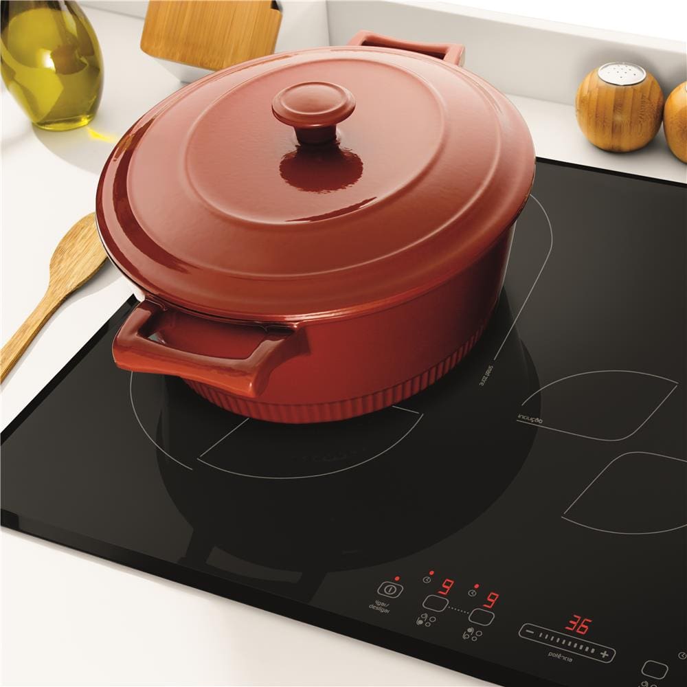 Cooktop De Indução Brastemp 4 Bocas Preto Bdj77be – 220 Volts