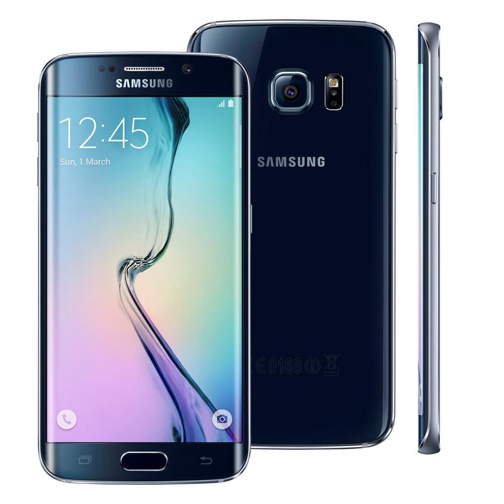 Smartphone Samsung Galaxy S6 Edge SM-G925I Preto com 64GB, Tela de 5.1\