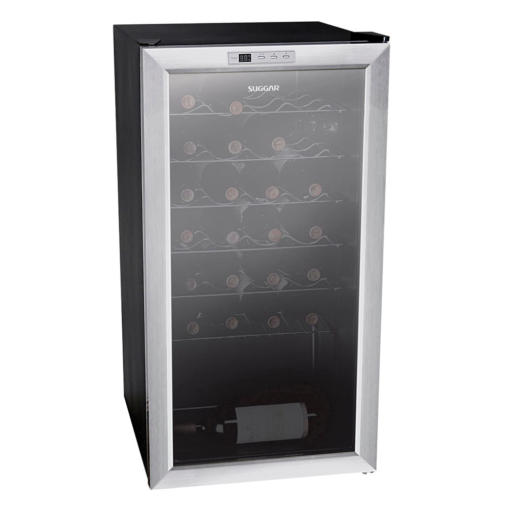 Adega de Vinho Suggar Climatizada Toulouse AD2711IX para 29 Garrafas - Inox - 220V