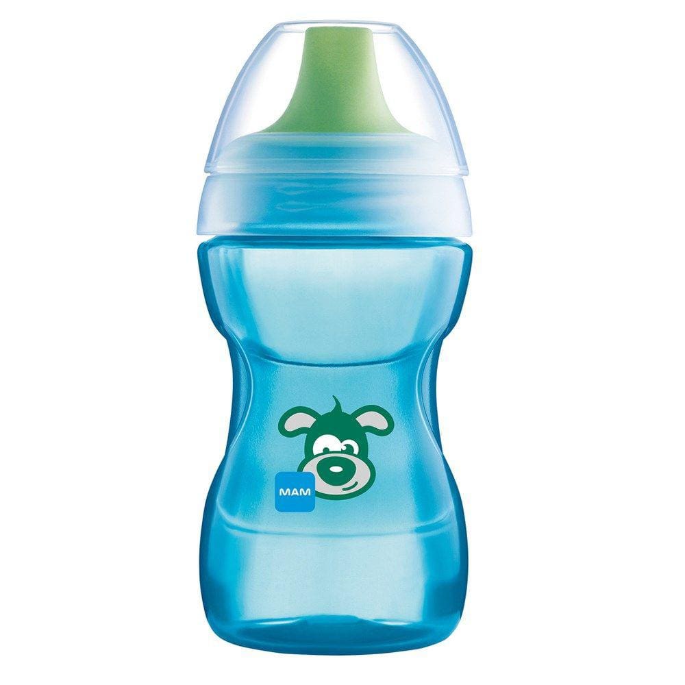 Copo Learn To Drink Boys Anti-vazamento 270 ml - Azul - MAM