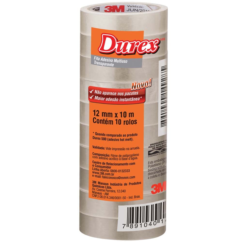 Fita Adesiva 3M Scotch® HB004174254 - 12mm x 10 m