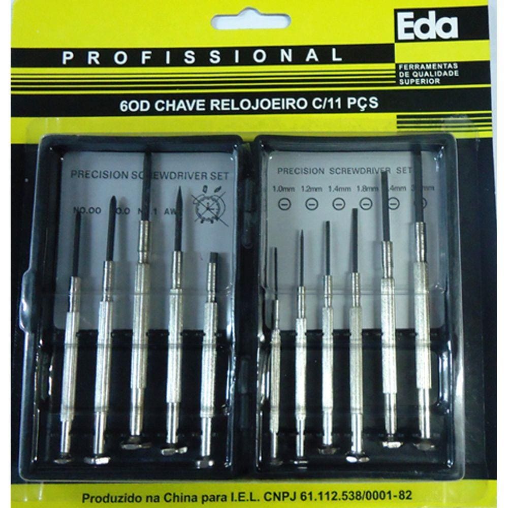 Conjunto de Chaves para Relojoeiro com 11 Peças 6OD Excellent