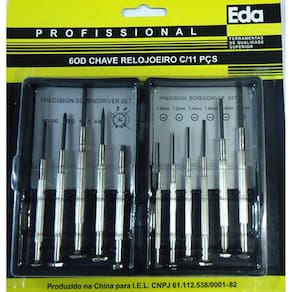 Conjunto de Chaves para Relojoeiro com 11 Peças 6OD Excellent