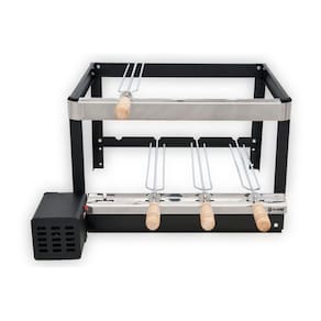Grill Giratório 4 Espetos Platinum - ArtMill