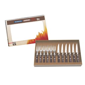 Conjunto para Churrasco Tramontina em Polywood e Inox - 12 Peças